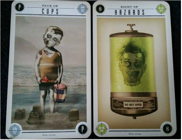 Zombie Tarot Page of Cups