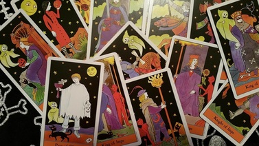 Halloween Tarot Court Cards